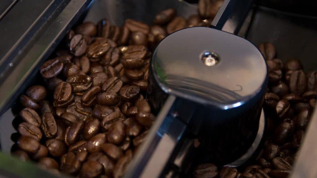 Coffee Beans in hopper