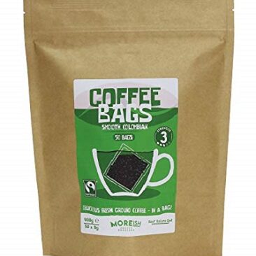 Moreish Coffee Bags Smooth Colombian Fairtrade