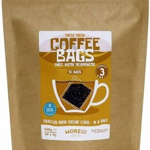 Moreish Decaf Coffee Bags - Swiss Water Decaffeinated