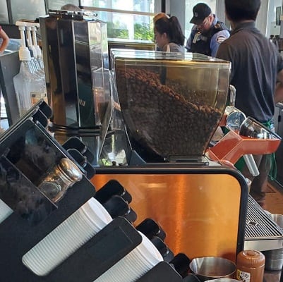 Starbucks coffee machine profile
